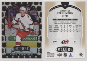 2020-21 Upper Deck Allure 1945 NHL Shield /45 Andrei Svechnikov #38 Shield