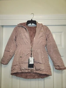 DKNY girls reversible coat 7/8 - Picture 1 of 4