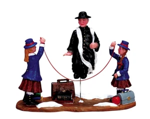 Lemax Fr. WILLIAM JUMPS IN # 72394 Christmas Village Figurine 2007 Retired NEW - Picture 1 of 3