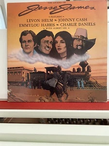 The Legend Of Jesse James Vinyl LP 1980 Levon Helm Johnny Cash Emmylou BONUS - Picture 1 of 9