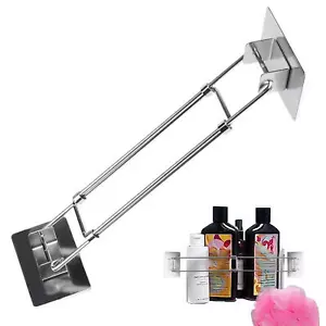 Bathroom Corner Metal Storage Bar For RV, Camper RV Shower Toiletry Support Rod - Picture 1 of 9