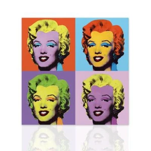 Quadro moderno Marilyn Monroe Pop Art Stampa Su Tela arte moderna pop art Canvas - Picture 1 of 7
