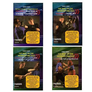 4 DVD Set Dynamic Jeet Kune Do Way of Intercepting Fist; Counters - Chris Kent - Picture 1 of 5
