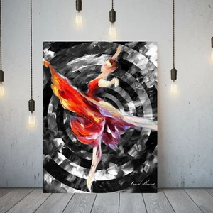 Leonid Afremov DANZA DELLA PASSIONE 30""x24"" EDIZIONE LIMITATA GICLEE ORIGINALE - Foto 1 di 10
