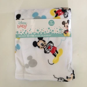 NEW Disney Baby Mickey Mouse Baby Blanket Lightweight Soft and Cozy - Picture 1 of 3
