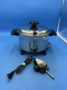Lifetime 5 Qt Electric Multi-Pot Slow Cooker Liquid-Core Stainless Pot & Lid - Picture 1 of 11
