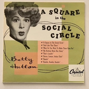 Betty Hutton – A Square In The Social Circle - 1985 Vinyl LP - Near Mint (NM/NM) - Picture 1 of 4