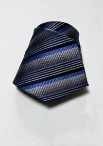 Men’s Silk Tie 59 1/2 Inches Blue Unbranded - Picture 1 of 9