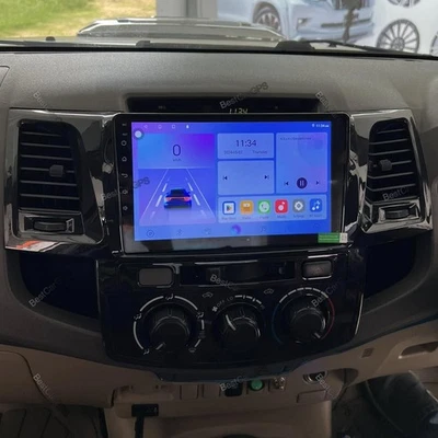 For 2005-2014 Toyota Fortuner Hilux Carplay Android 15 Car Stereo W/CAM GPS WiFi Foto 1 de 4