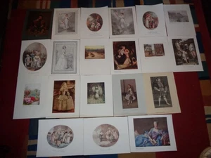 20 x STAMPE D'ARTE VINTAGE 1906: RIVISTA D'ARTE 'CONNOISSEUR' GENNAIO-APRILE 1906: COLORE - Foto 1 di 13