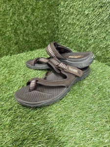 Skechers Outdoor Lifestyle Brown Slide Sandals Strappy Women Size 9 - Picture 1 of 9
