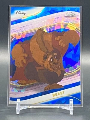 2025 Topps Chrome Disney Sapphire Beast #126 Sapphire Refractor Beauty Beast - Image 1 of 3