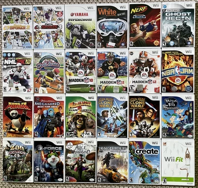 24 Different Wii Games - You Pick - Good Condition - Save When You Buy More - Image 1 of 2