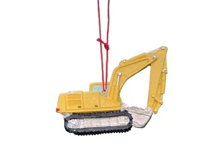 Kurt Adler Yellow Excavator Christmas Ornament 3.375" Construction-Themed Holida - Picture 1 of 3