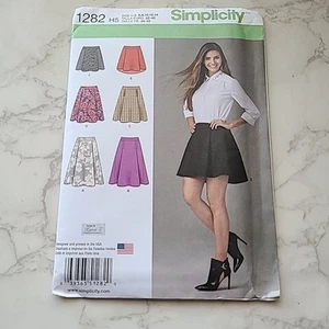Simplicity 1282 H5 Misses Pleated Skirt In 3 Lengths Sewing Pattern 6 8 10 12 14 - Picture 1 of 7