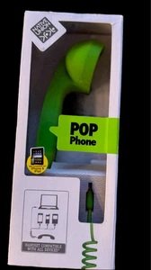 NATIVE UNION Pop Bluetooth Phone Bright Green Retro Handset in Box! - Picture 1 of 3