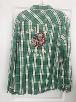 Ralph Lauren Polo Indian Chief  North Camp Guide Aztec Sportsman Western Shirt L - Image 1 of 3