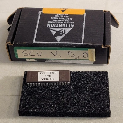 FCI 7200 SCU Ver. 5.0 Firmware Chip Honeywell Fire Control Instruments  - Image 1 of 4