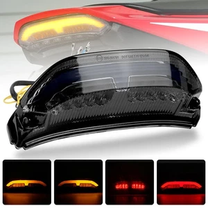 LED Rear Tail Light Brake Turn Signals Integrated Smoke For Honda CBR600RR 13-24 - Picture 1 of 12