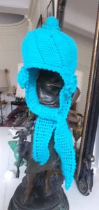 MÜTZE SCHAL GEHÄKELT FRANZÖSISCHE HAND AUF BESTELLUNG - Bild 1 von 7