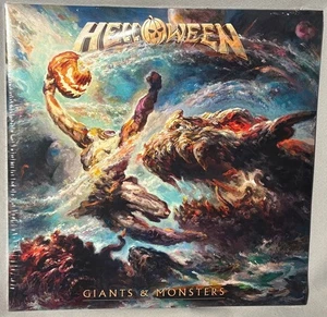 LP HELLOWEEN Giants and Monsters (2LPs YELLOW MARBLE VINYL 2025) NEW MINT SEALED - Picture 1 of 2
