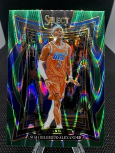 2024-25 Panini Select Concourse Shai Gilgeous-Alexander #36 Green Tectonic Prizm - Bild 1 von 2