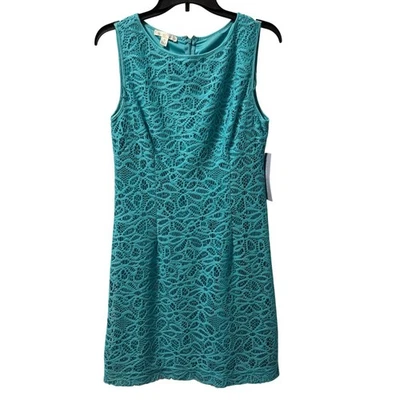 London times Turquoise Lace Sleeveless Dress Size 10 women dress. NWT - Image 1 of 4