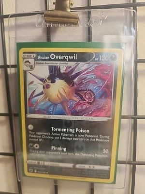 Hisuian Overqwil 090/189 Swsh10: Astral Radiance Reverse Holo - Image 1 of 2