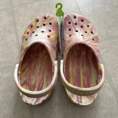 Zueco CROCS Clásico Brillo Mármol Multicolor J6 EUR 38-39 NUEVO CON ETIQUETAS Foto 1 de 4