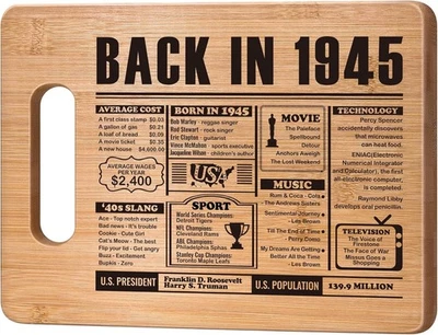 Regalos de cumpleaños 80 para mujer hombre, regalos de cumpleaños de 80 años mujer hombre, 80 años... Foto 1 de 4