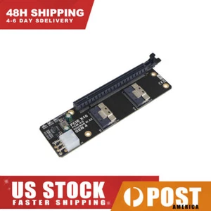 Tarjeta Adaptador 2 Puertos SlimSAS 8i x2 a PCIe4.0 x16 Ranura SFF8654 Tarjeta Elevadora GEN4 - Imagen 1 de 7