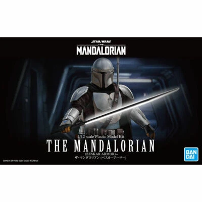 BANDAI Star Wars 1/12 The Mandalorian Beskar Armor Plastic Model Kit Japan - Image 1 of 4