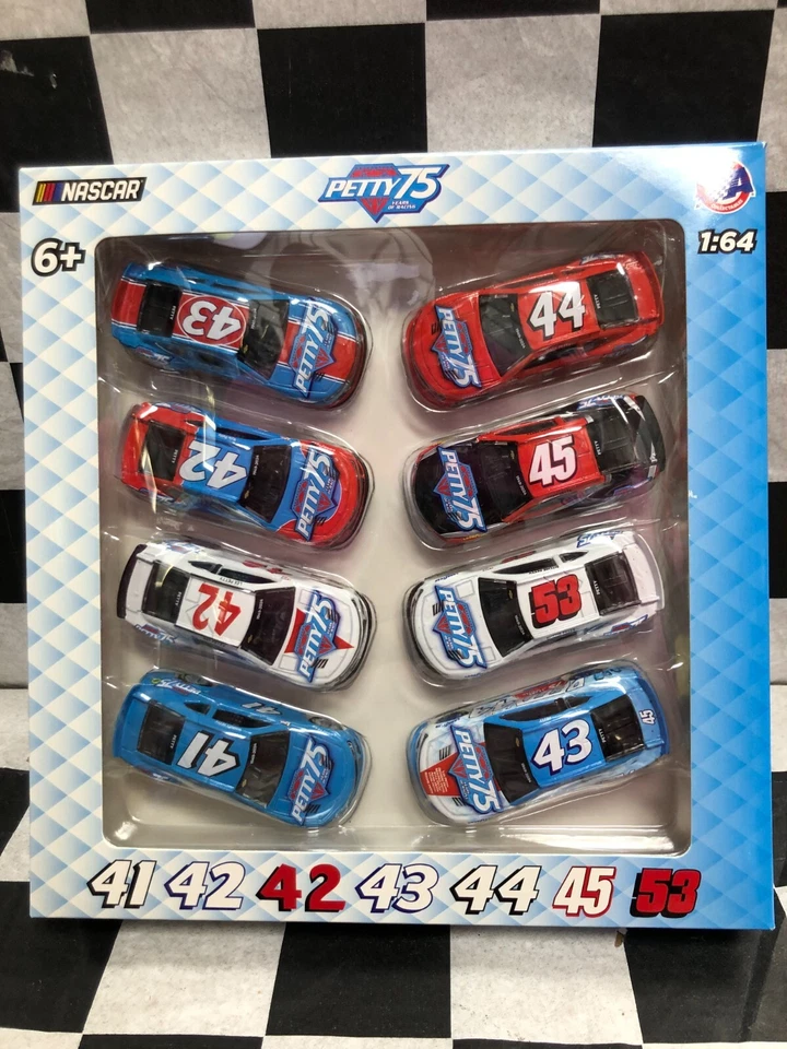 Petty 75th Anniversario 8 Auto Set 2024 Camaro ZL1 1:64 Scala FXX2465PETTY75 - Immagine 1 di 4