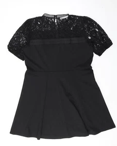 Oasis Womens Black Polyester Blend Mini Size XL - Picture 1 of 10
