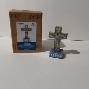 Enesco Jim Shore Mini Cross #6006237 Multi Color New In Box - Picture 1 of 10