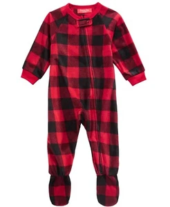 Matching Family PJs Buffalo Check One-Piece Christmas Pajamas 24 Months #5629 - Picture 1 of 4