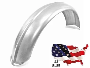 6" inch WIDE RIB RIBBED FENDER BOBBER BSA CHOPPER 1.6 mm SPORTSTER DYNA HARDTAIL - Picture 1 of 8