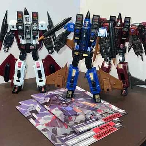 ToyWorld Transformers Conehead set Ramjet, Thrust and Dirge MP Grade - Picture 1 of 11