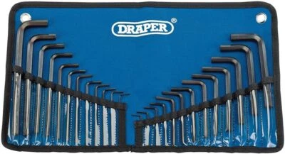 Draper 33892 Metric/Imperial Combined Hexagon Key Set (25PC) - Image 1 of 4