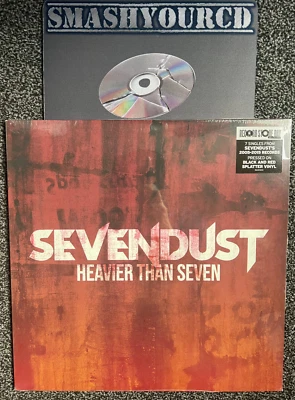 SEVENDUST - HEAVIER THAN SEVEN(R.S.D/SEALED/BLACK & RED SPLATTER VINYL) - Image 1 of 3