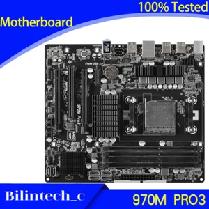FÜR ASRock 970M PRO3 Hauptplatine unterstützt AM3/AM3+ DDR3 32GB SATA3 PCI-E 3.0 AMD - Bild 1 von 5