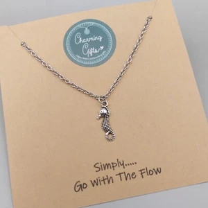 Little Seahorse Necklace – Nature-Inspired Personalised Gift for Beach Lovers - Picture 1 of 46