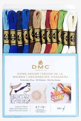 DMC Home Decor Embroidery Floss Collector's Edition 36 Skeins - Image 1 of 2