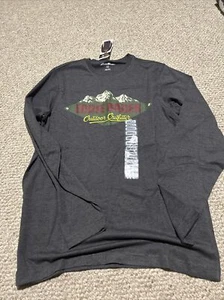 Eddie Bauer Herren Crewneck Graphic Tee Langarm T-Shirt Small grau - Bild 1 von 3