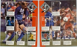 S79 - S90 Strikers - Orbis Football Collection 1990-91 Incomplete Sticker Page - Picture 1 of 1