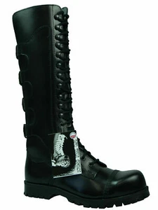 Underground Shoes England Rangers botas de salto 20 hoyos barco hebillas 5106 - Imagen 1 de 6