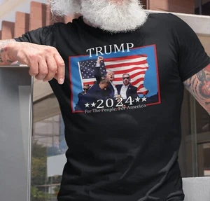 Trump T-Shirt Trump 2024 Make America Great Again MAGA President Trump Gift - Picture 1 of 3