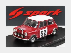 1:43 SPARK Morris Mini Cooper S #52 Winner Rally Montecarlo 1965 Makinen S1193 - Imagen 1 de 2