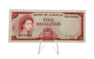 Jamaica Banknote P-61A  5 SCHILLING 1964  ~ Circulated, Crispy, nice condition - Picture 1 of 2