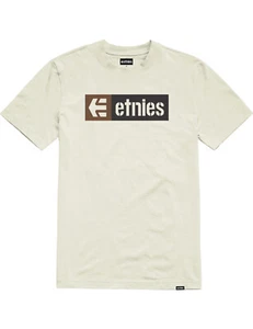 Etnies New Box Short Sleeve T-Shirt Natural men - Picture 1 of 1